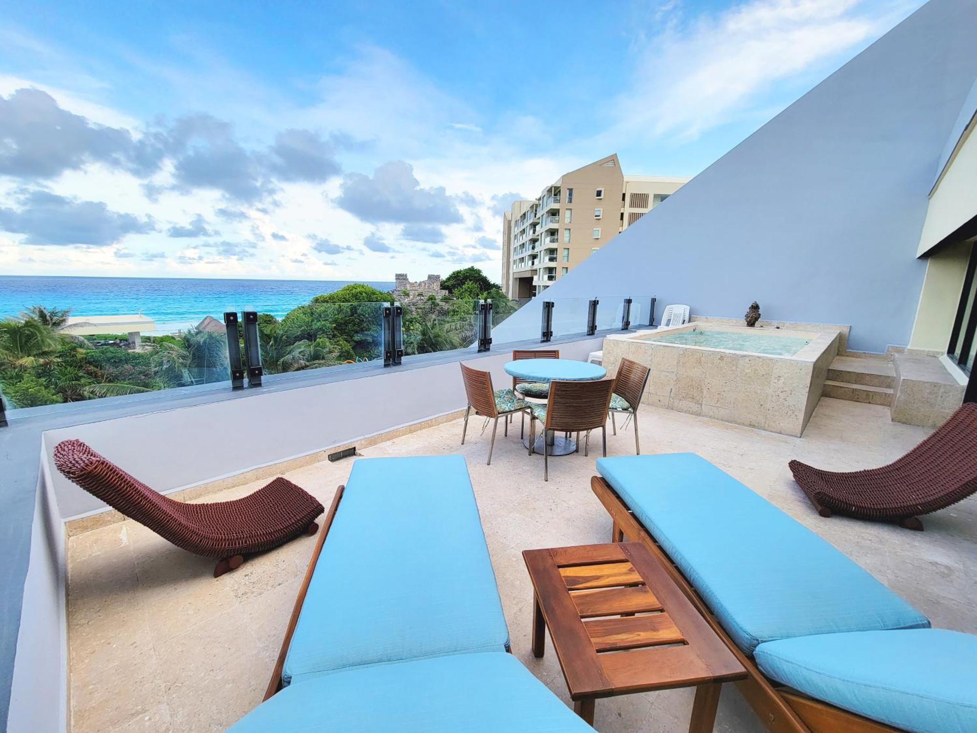 Beachfront Getaway Condo Cancún Kültér fotó